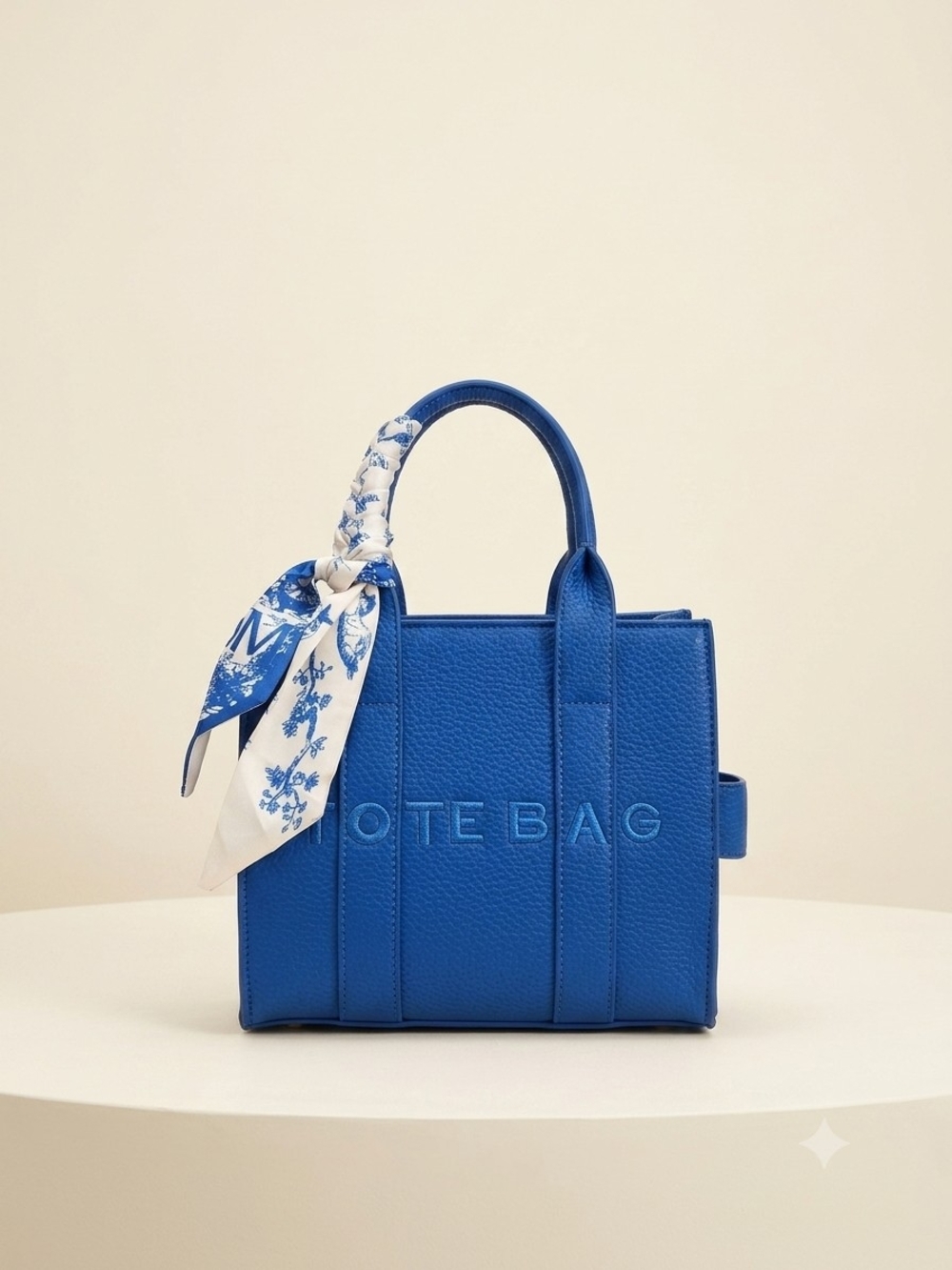 Blue Mini Tote Bag